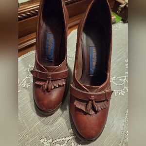Wild Pair Women's Brown Leather Shoes